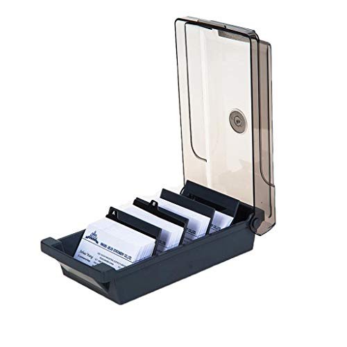 LOVIVER Capacidade: 500 Cartões Armazenamento De Arquivos De Caixa De Cartão De Índice De Suprimento