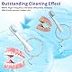 Ultraschallreinigungsgerät, 49000Hz UV Ultraschallreiniger, Ultrasonic Cleaner für Zahnschiene, 340ML UV Dental Pod mit digitalem Timer für Retainer, Aligner, Prothesen, Zahnbürstenkopf, Schmuck