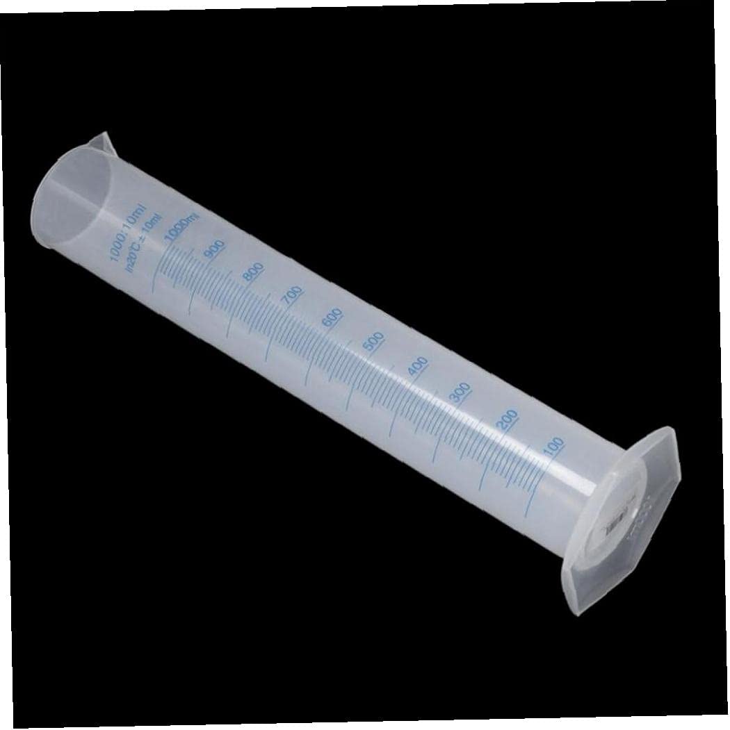 Probeta Octogonal Base De Plástico Autoclavable Blanca 1000 ml