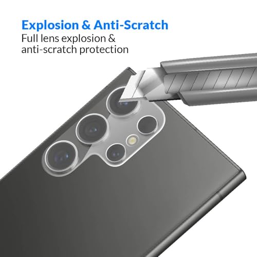Image of ArmourPro Premium Camera Lens Protection Compatible with Samsung Galaxy S25 Ultra (6.8 Inches) With Edge-To-Edge Protector Coverage (Full Clear) (Pack of 1)