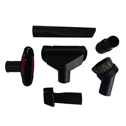 TOOGOO Accesorios para aspiradoras universales Kit de limpieza Boquilla Cepillo Herramienta de hendidura para manguera estandar 32mm&35mm 6pzs