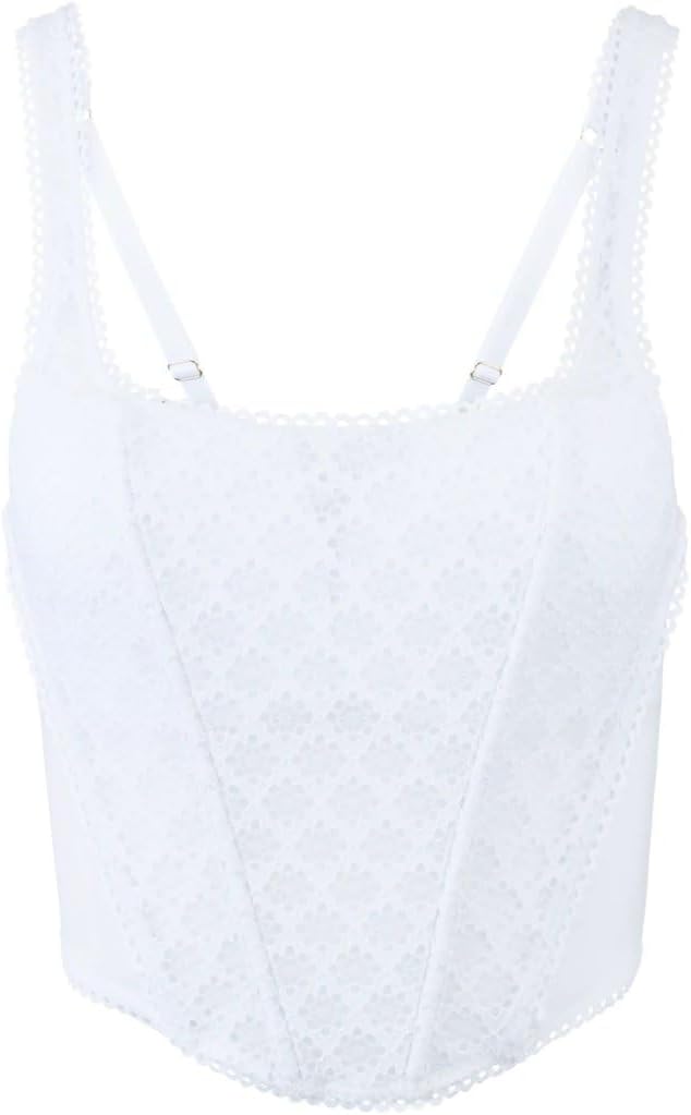 Adore Me Roxi Corset - 30A-38DD Underwire, Bustier Corset Lingerie, Lace Corset Tops For Women With Adjustable Straps