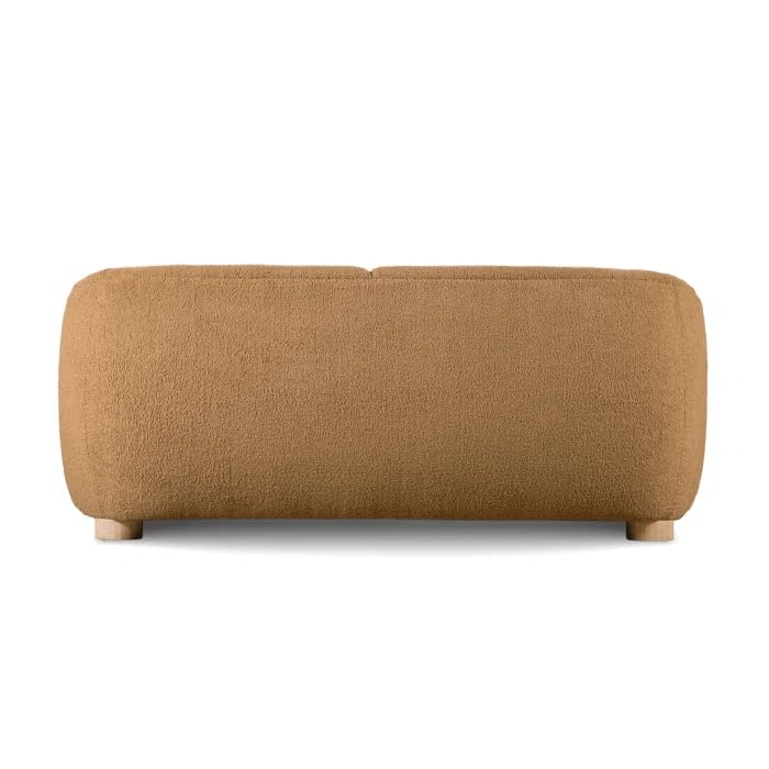 Image of Kaniel Premium Boucle Fabric 2 Seater Sofa for Living Room and Offices (Brown, 2 Seater)