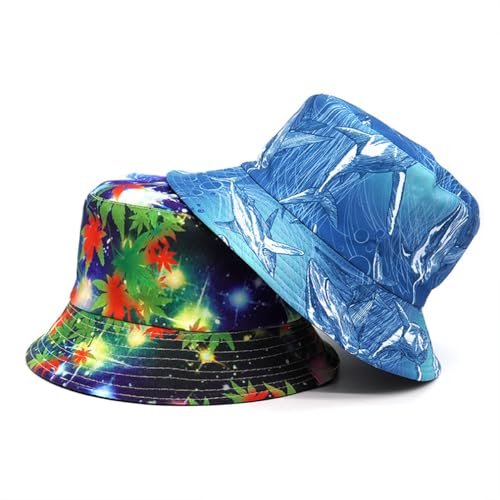 Image of Bucket Hat for Women Men,Travel Sun Beach Cap,Unisex Fishing Outdoor Boonie