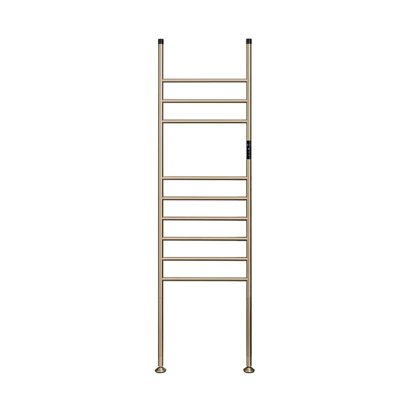 Porte-serviettes chauffant sur pied en or brossé SUS304 avec écran tactile 220V