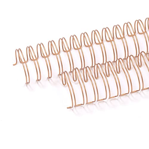 Craftelier - Set of 2 Double Ring Spiral Binders for Albums, Notebooks, Diaries or Calendars | Ideal for Scrapbooking and Other Crafting Projects | Ø 2.54 cm (1