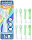 demirdental Ersatzbürsten für Kinder passend für Philips Sonicare Ersatzbürsten Kids, Compact Mini geeignet für 3-6 Jahre, entspricht HX6034 HX6038, Grün, 8er Set