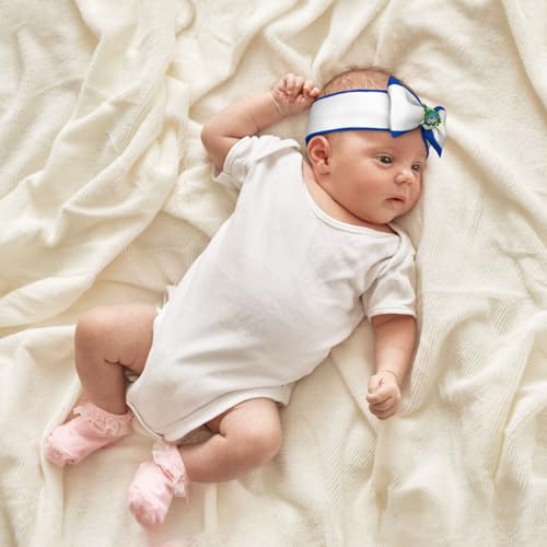 FoRes El Salvador Baby Bow Headband â€“ Cute & Delicate Hair Accessories for Newborns, Infants, Toddlers â€“ Skin-friendly Hairband4