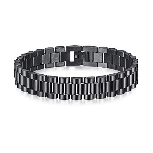 3aries fashion jewelry stainless steel link chain black…