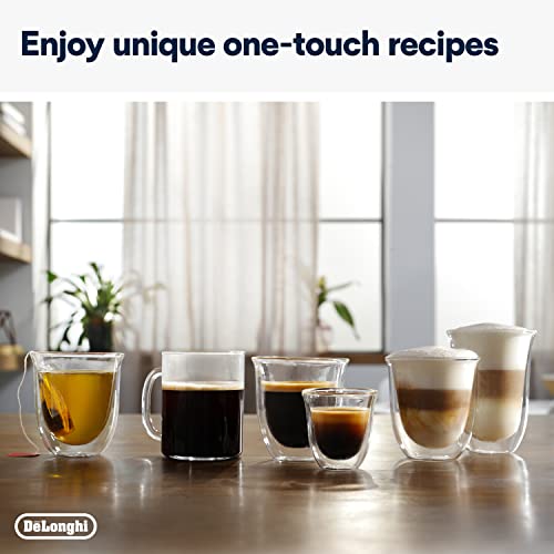 De'Longhi Magnifica Evo, Bean to Cup Coffee and Cappuccino Maker, 1450 watts, 250g bean container, 1.8L water container, ECAM292.81.B, Plastic, Black - Image 6