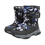 [kaoayi] ブーツ キッズ 女の子 冬 子供 防寒 暖かい 長靴 防水 防滑 スキーブーツ スキー 雪用 防寒ブーツ 男の子 スノーブーツ 雪遊び 防寒対策 防寒靴 裏ボア 子供 靴 軽量 滑り止め スノーシューズ 16.5~24.0cm(迷彩,23.5 cm)