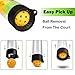 17 Ball Adjustable Pick Ball Catcher，Tennis Tube with Shoulder Strap Adjustable Length Suitable for All Ages, Back and Knee Protection, Detachable Tube,Easy Pickup & Carrying