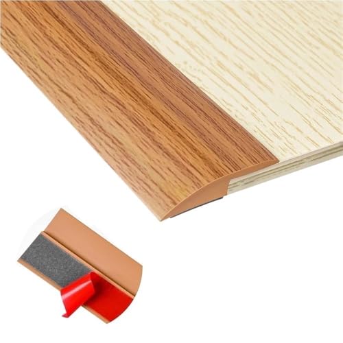 Floor Transition Strip Self Adhesive, 1m Laminate Floor Cover Strip 2inch Wide Trim Threshold Sealing Gap 1pc(Gray)