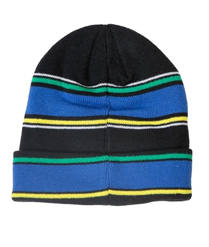 Nike Big Kids Stripe Beanie & Gloves 2-Piece Set - Black/Blue - One Size Fits All (8-20)4