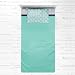Bacati Noah Tribal 3 Piece Cotton Percale Toddler Sheet Set, Mint/Navy