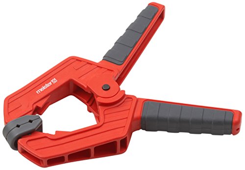 Meister Federzwinge - 75 mm Spannweite - Bewegliche Spannbacken - Sicheres & einhändiges Fixieren von Werkstücken / Profi-Leimzwinge / Universalklemme / Montageklemme / 5217010
