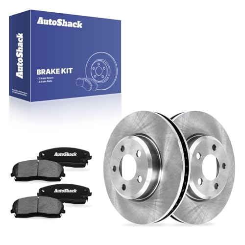 AutoShack Front Vented Brake Rotors 12.6" (320 mm) & Ceramic Pads