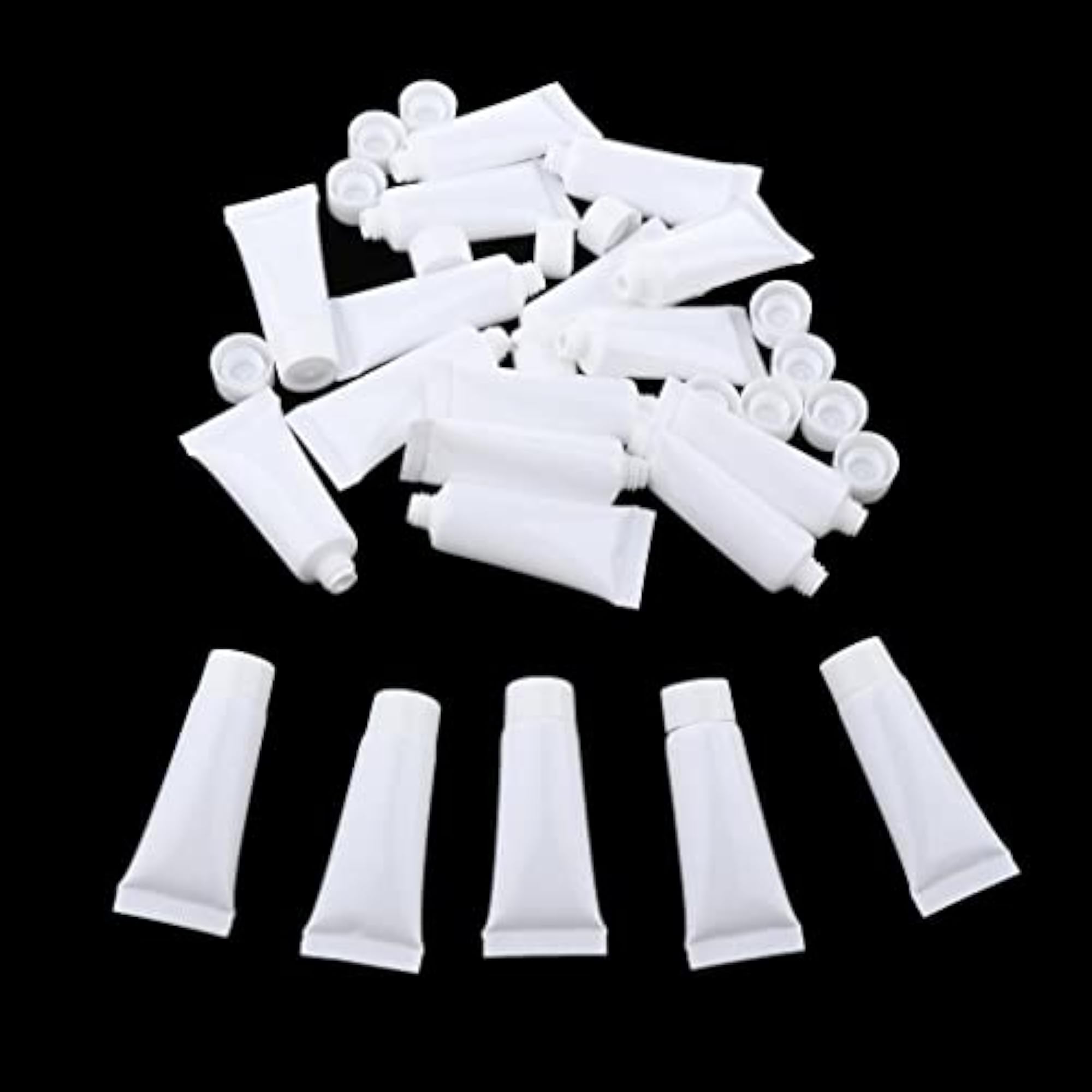 80x 10ml Empty Plastic Tube Bottles for Lotion Cream