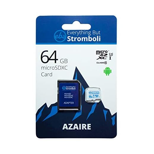 Everything But Stromboli 64GB Azaire MicroSD Memory Card Plus Adapter Works with Motorola Phones G Series Moto G7, G7 Play, G7 Power, G6, G6 Play, G6 Plus Speed Class 10, U3, UHS-1, Micro SDXC Card