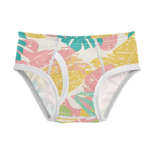 Leaves Monstera Blots Toddler Boys' Cotton Kids Underwear Cute Undies - Main Image