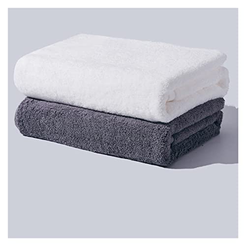 Serviette de bain super absorbante ensemble coton doux 70x140cm - 2
