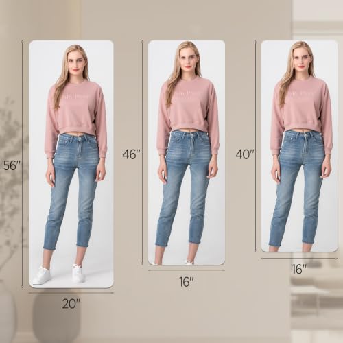 Image of iCAGY Acrylic Full Body Self-Adhesive Shatterproof Mirror