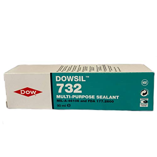 MASTIC SILICONE 732 BL - TUBE 90 ML - DOW CORNING