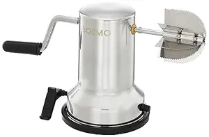 Amazon Brand - Solimo Stainless Steel Coconut Scraper | Vacuum Base and Non - Skid | Dishwasher Safe (Silver)