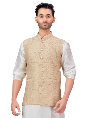 Image of Studio Shringaar Men's Nehru Jacket /Waist Coat