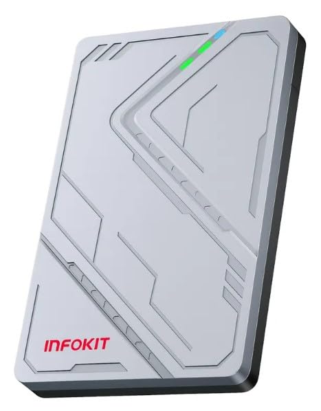 Case HD Externo SSD/HD SATA 2,5', USB 3.1, RGB LED, Portátil