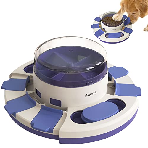 Kubatis Dog Puzzle Toys Level 3 2 1, Dog Treat Puzzle Slow Feeder, Interactive Enrichment Toys For Large/Medium/Small And Smart Dog, Dog Food Dispenser For Boredom And Mental Stimulation (Purple). #TOP5