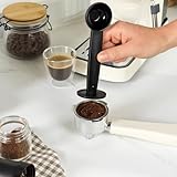 Salter Retro Cream Espresso Machine – Coffee Machine with Milk Frothing Wand, Cappuccino/Latte, 20-Bar Pressure Pump, 1.35L Water Tank, Ground Coffee, Single/Double, Digital LED Display, 1350W - Image 8