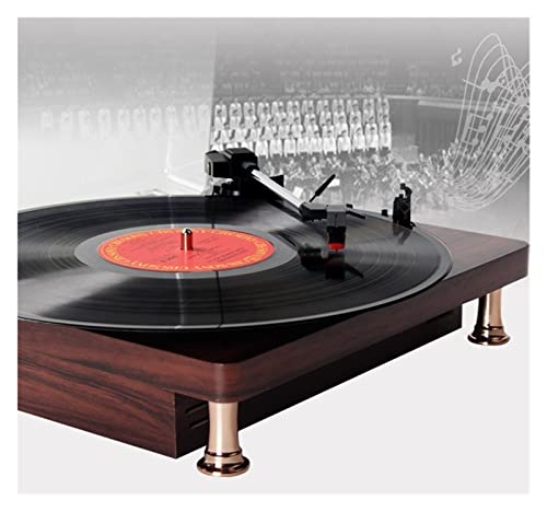 Tourne-Disque Vinyle Vinyle Phonographe Vintage Acajou Grain Phonographe Bluetooth Cadeau Ornements Décoratifs Haut-parleurs Classiques avec Haut-parleurs + Bluetooth (avec Couvercle) - Les Beatles, Paul McCartney, John Lennon, RIngo Starr, George Harrison Tourne-Disque Vinyle Vinyle Phonographe Vintage Acajou Grain Phonographe Bluetooth Cadeau Ornements Décoratifs Haut-parleurs Classiques avec Haut-parleurs + Bluetooth (avec Couvercle) – Image 4
