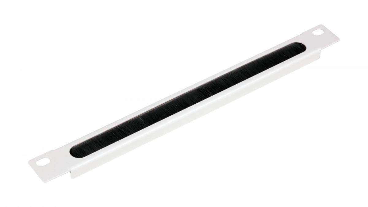 Equip Passacavo da 10" con Inserto a Spazzola, Grigio 1U