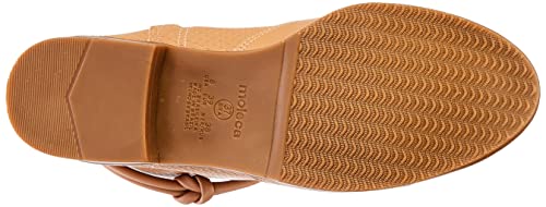 Bota Beira Rio Estilo Fashion Napa Berlim Piton Salto Baixo,Tan, 37