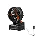 WORX 20V Cordless Misting Fan w/ 3 Speed & 3 Mist Settings, Bucket Top Portable Fan Max 15Ft Misting Distance, Lightweight Quiet Battery Operated Fan w/Long Runtime Power Share WX097L.9 – Tool Only
