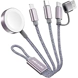 3イン2 USB Cケーブル Apple Watch充電器 iPhone充電器 USB C マルチ高速充電ケーブル iWatch Ultra/SE/9/8/7/6/5/4/3/2/1 & iPhone 15/14/13/12/11/Galaxy S23に対応
