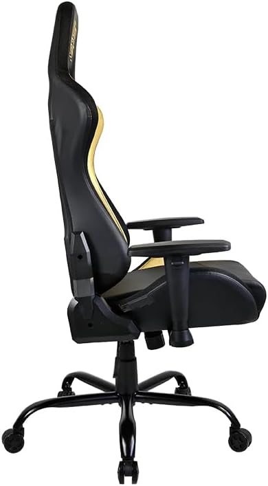 SUBSONIC Lord of the Rings Gaming Chair - Ergonomic Office Chair with High Density Foam, Tilting Backrest and 2D Adjustable Armrests - Height Adjustable - Black Faux Leather