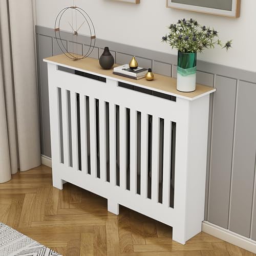 Housse de radiateur moderne 70 cm cache-radiateur salon chambre - 2