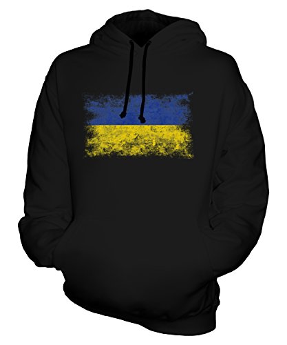 Pull à capuche Ukraine homme femme sweat unisexe délavé Candymix
