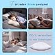 CloudÉtoile Kopfkissen Memory Foam Kissen - Höhenverstellbares Kissen mit Zerkleinerter Memory-Schaum Nackenkissen Kopfkissen, Seitenschläferkissen Nackenstützkissen 60x40x20 cm
