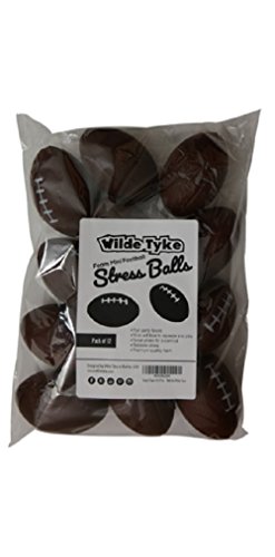 Mini-Foam-Footballs-Dozen-Pack-Party-Favor-Balls-Mini-Football-Stress-Balls-Bulk-Football-Party-Decorations-Big-Game-Party-Decorating-Footballs-Small-Foam-Footballs-by-Wilde-Tyke