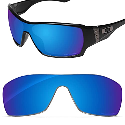 Image of Performance Replacement Lenses Compatible with Oakley Offshoot OO9190 Polycarbonate Polarized Etched-Sky Blue