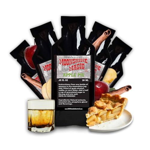 Apple Pie Moonshine Flavoring Essence (5 Pack) Liquor Flavor Refill