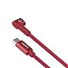 USB-C Magnetic Charger Charging Cable Replacement for USB-C to MagSafe Adapter Compatible with MacBook Pro and New MacBook Air New іРad Pro and Other USB-Type-C Laptops and Smartphones (Red)