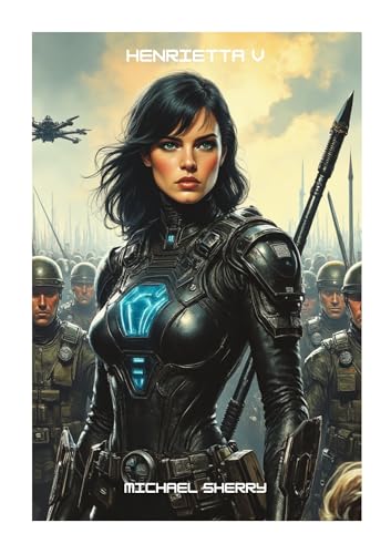 Henrietta V: A dystopic sci-fi graphic novel, re-imagining of Shakespeare's play Henry V, 40 pages, 7x10 inches