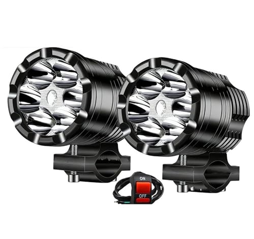 Antibrouillards longue portée LED moto pour rouler de nuit en sécurité