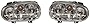 CarLights360: For 1999 2000 2001 2002 Volkswagen Golf Headlight Assembly Driver and Passenger Side w/Bulbs-Replaces VW2502113 VW2503113 (Vehicle Trim: To VIN 25057050)