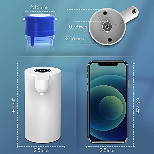 Water Bottle Pump 5 Gallon Water Dispenser, Usb Charging Automatic Drinking Water Pump Portable Electric Water Dispenser Water Water Jug Dispenser Water Jug Dispenser Cooler Dispenser #TOP1