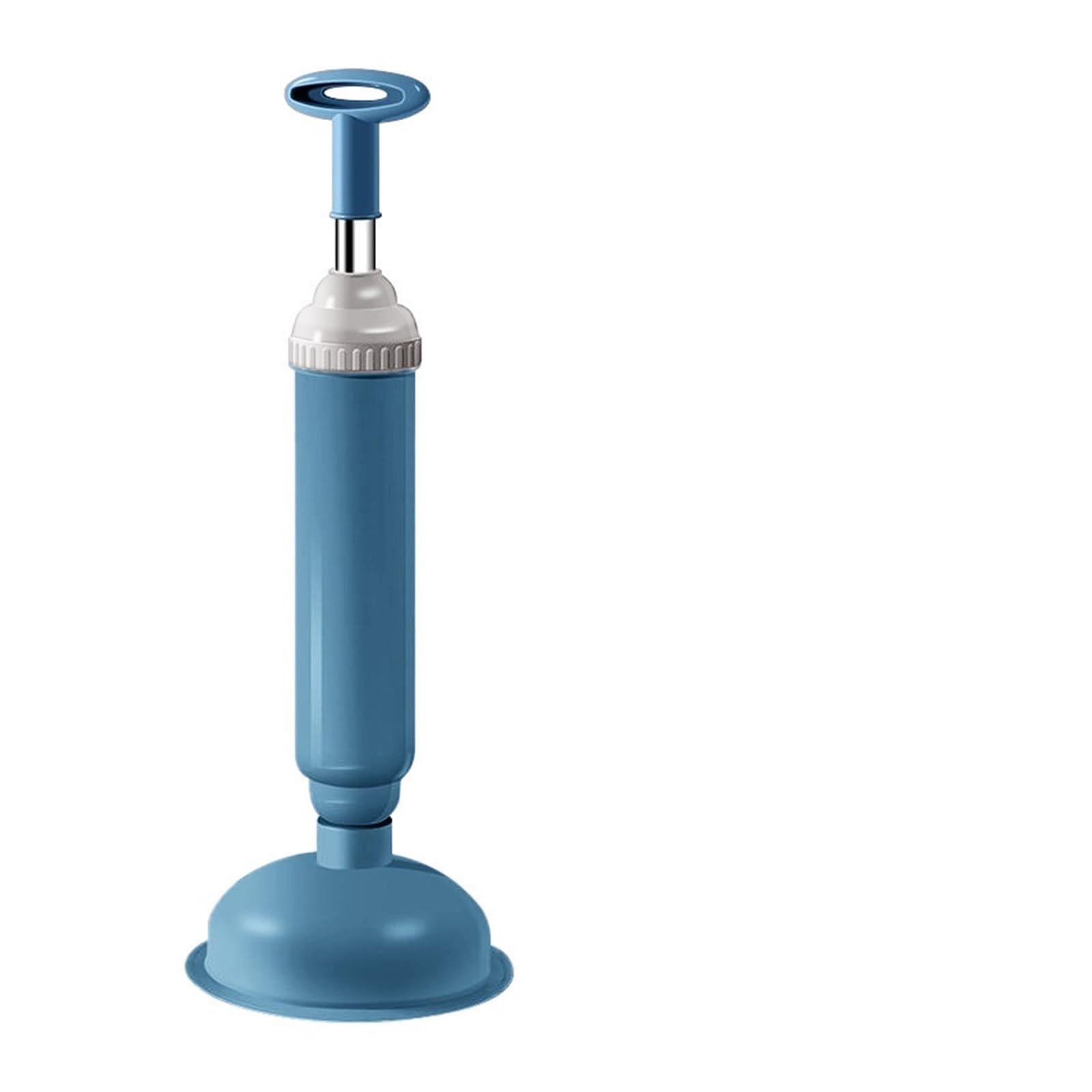 CHTKAGV Toilet Plunger with Strong Vacuum Suction Cup(1Pcs Blue)
